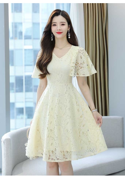 dress wanita korea D7286