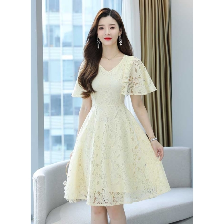 dress wanita korea D7281