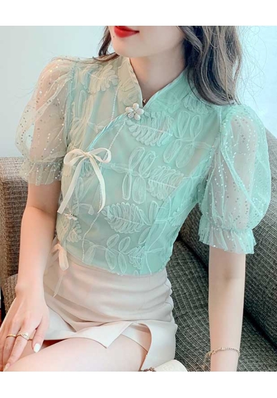 atasan blouse  wanita korea T7386