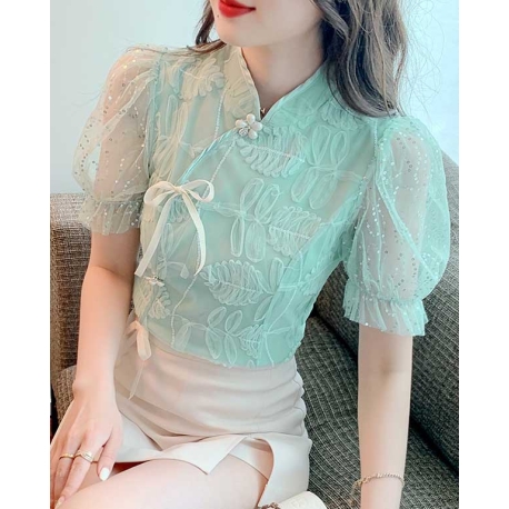 atasan blouse  wanita korea T7386