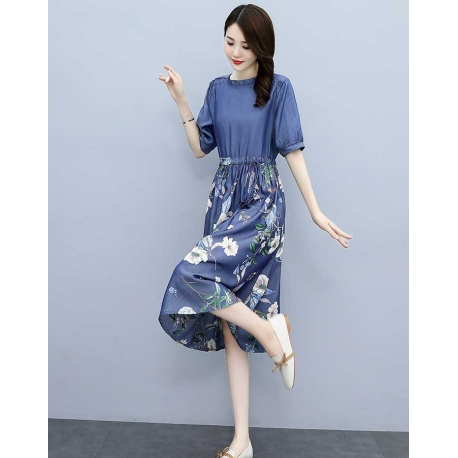 dress wanita korea D7286