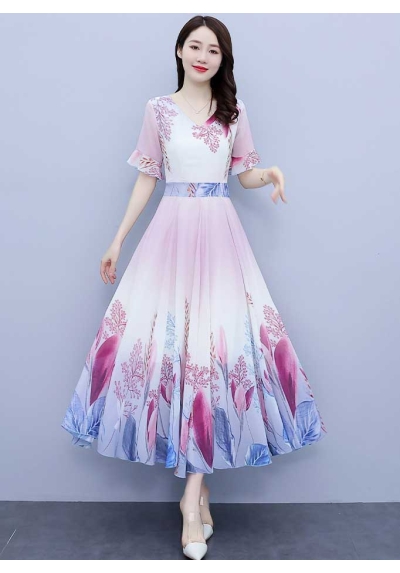 dress wanita korea D7317