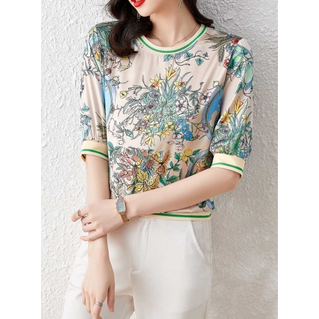 atasan blouse wanita korea T7411