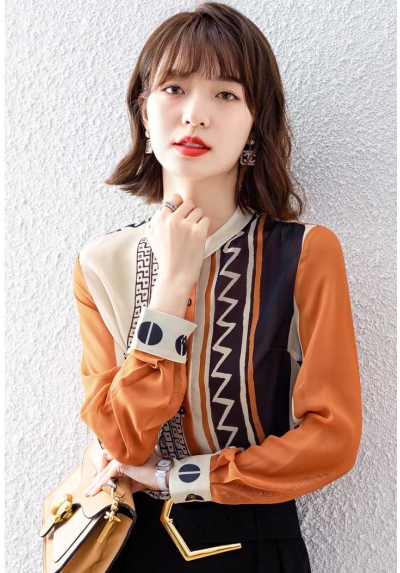 atasan blouse wanita korea T7413