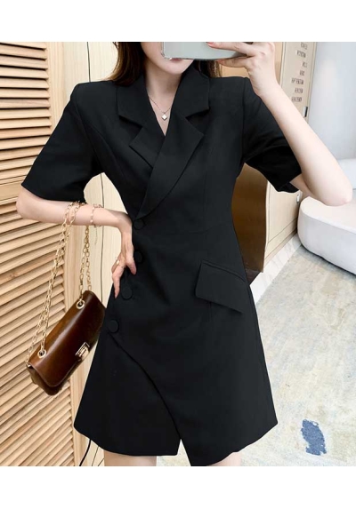 dress wanita korea D7318