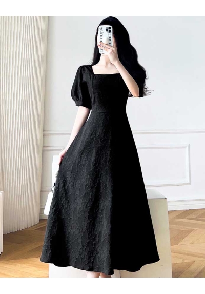 dress wanita korea D7326