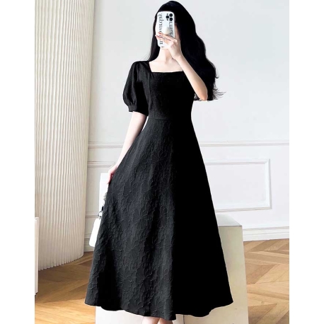 dress wanita korea D7326