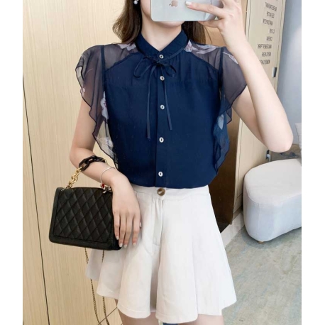 atasan blouse wanita korea T7418