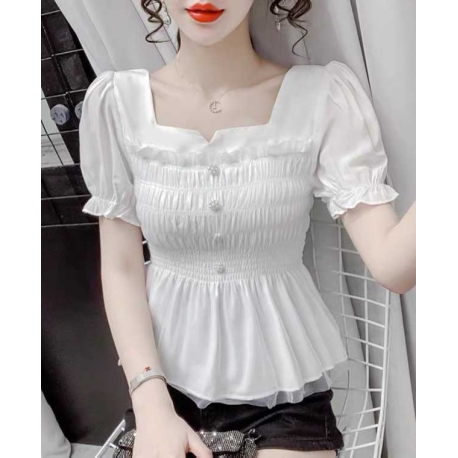 atasan blouse wanita korea T7432