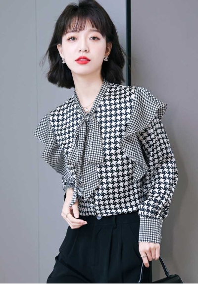 atasan blouse wanita korea T7441