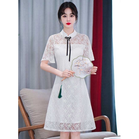 dress wanita korea D7357