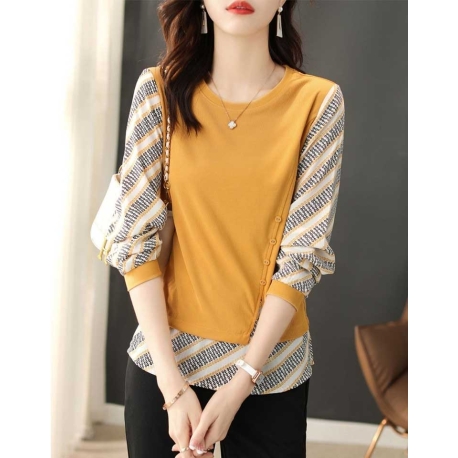 atasan blouse wanita korea T7447