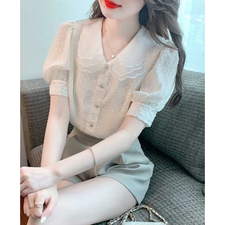 atasan blouse wanita korea T7419