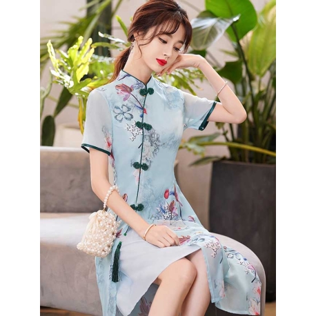 dress cheongsam import D6541