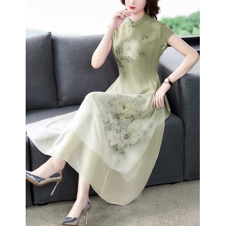 dress cheongsam import D7404