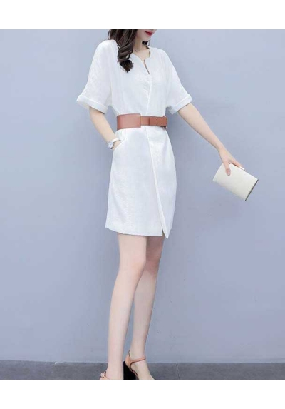 dress wanita korea D7408