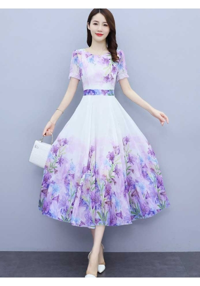 dress wanita korea D7410