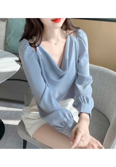 atasan blouse wanita korea T7423
