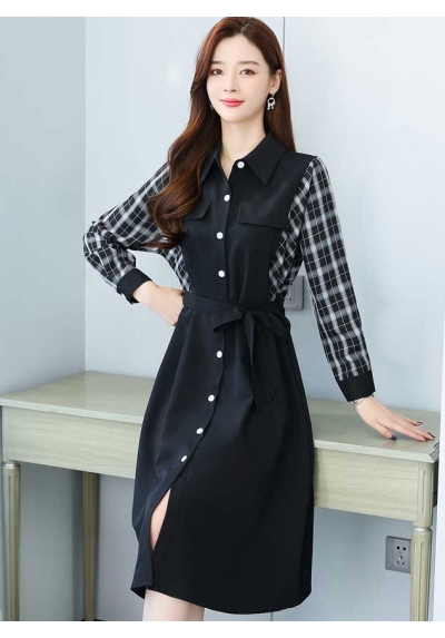 dress wanita korea D7257