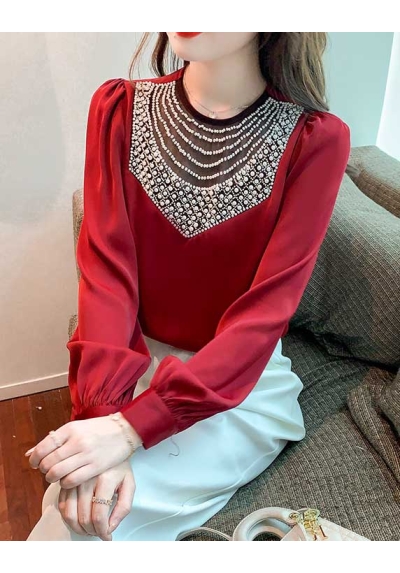 blouse wanita korea T7522