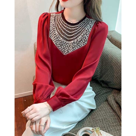 blouse wanita korea T7521