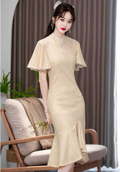 dress cheongsam import D7429