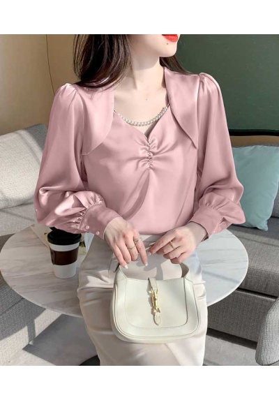 blouse wanita korea T7536