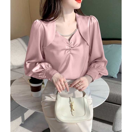 blouse wanita korea T7531