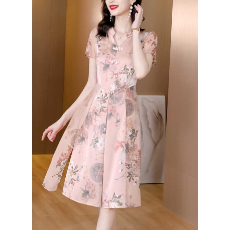 dress wanita korea D7445