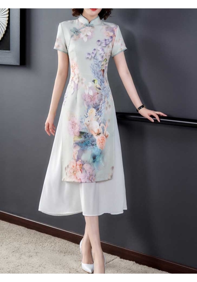 dress cheongsam import D7447