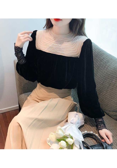 blouse wanita korea T7538