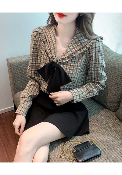 blouse wanita korea T7551