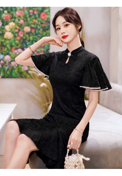 dress cheongsam import D7459