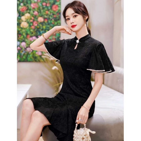 dress cheongsam import D7459