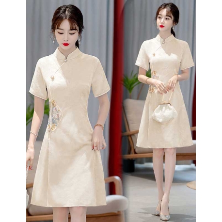 dress cheongsam import D7415