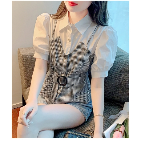 blouse wanita korea T7558