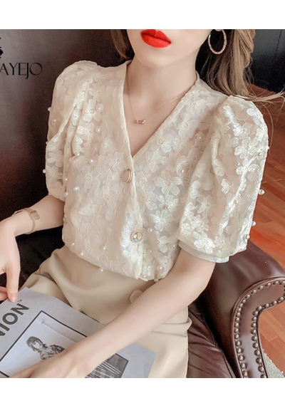 blouse wanita korea T7559