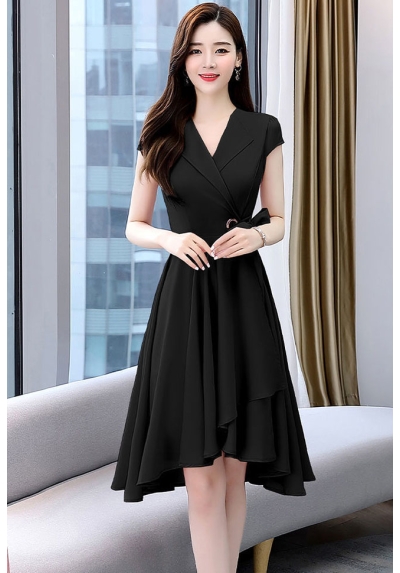 dress wanita korea D7476