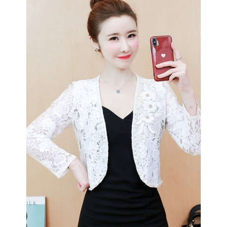 cardigan brukat import T6639