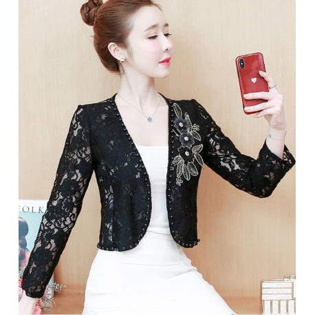 cardigan brukat import T7577