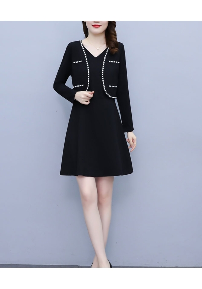 dress wanita korea import D7489
