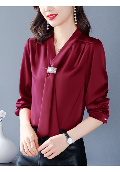blouse wanita korea T7590
