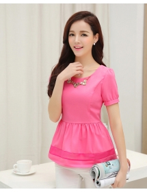 blouse wanita model korea T1981