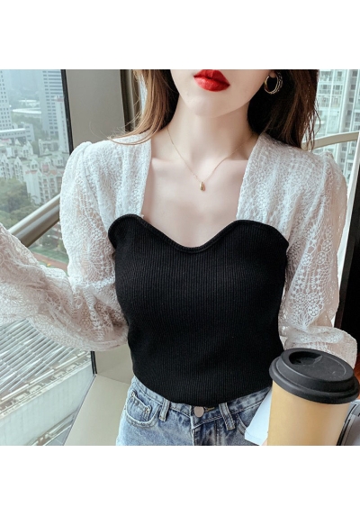 blouse wanita korea T7591