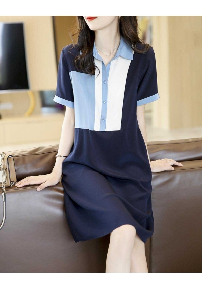 dress wanita korea D7116