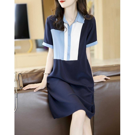 dress wanita korea D7116