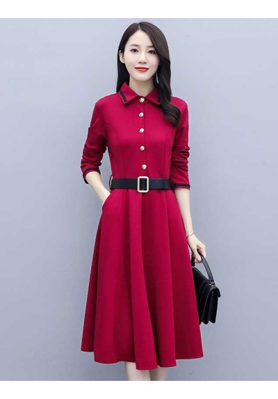 dress wanita korea D7445