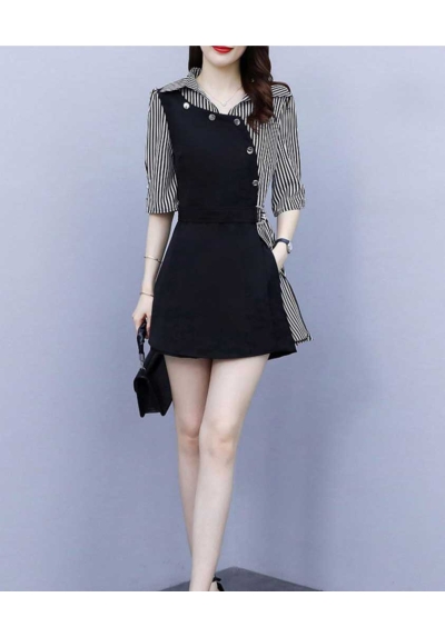 dress wanita korea D7525