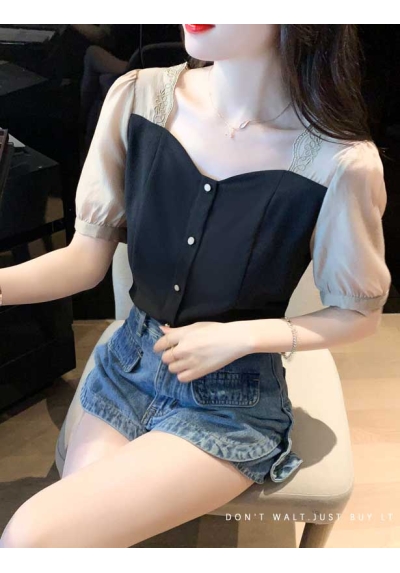 atasan blouse wanita korea T7406