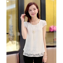 blouse chiffon import T2014